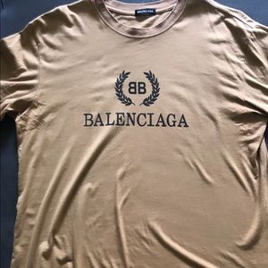 Balenciaga logo print cotton tee